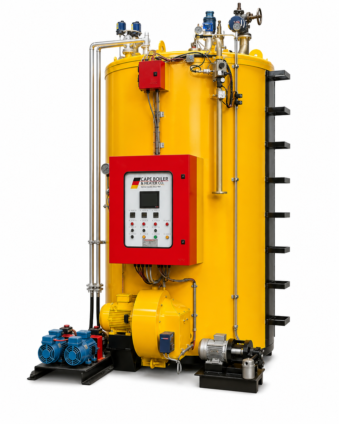 Flash Steam Boiler SMC3500DF – 3500 kg/hr dual fuel diesel and LPG fired steam generator with Autoflame Mk9 controls and O₂ trim.